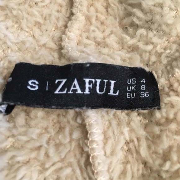 Zaful Cozy Tan Women's Jacket S - Picture 4 of 5